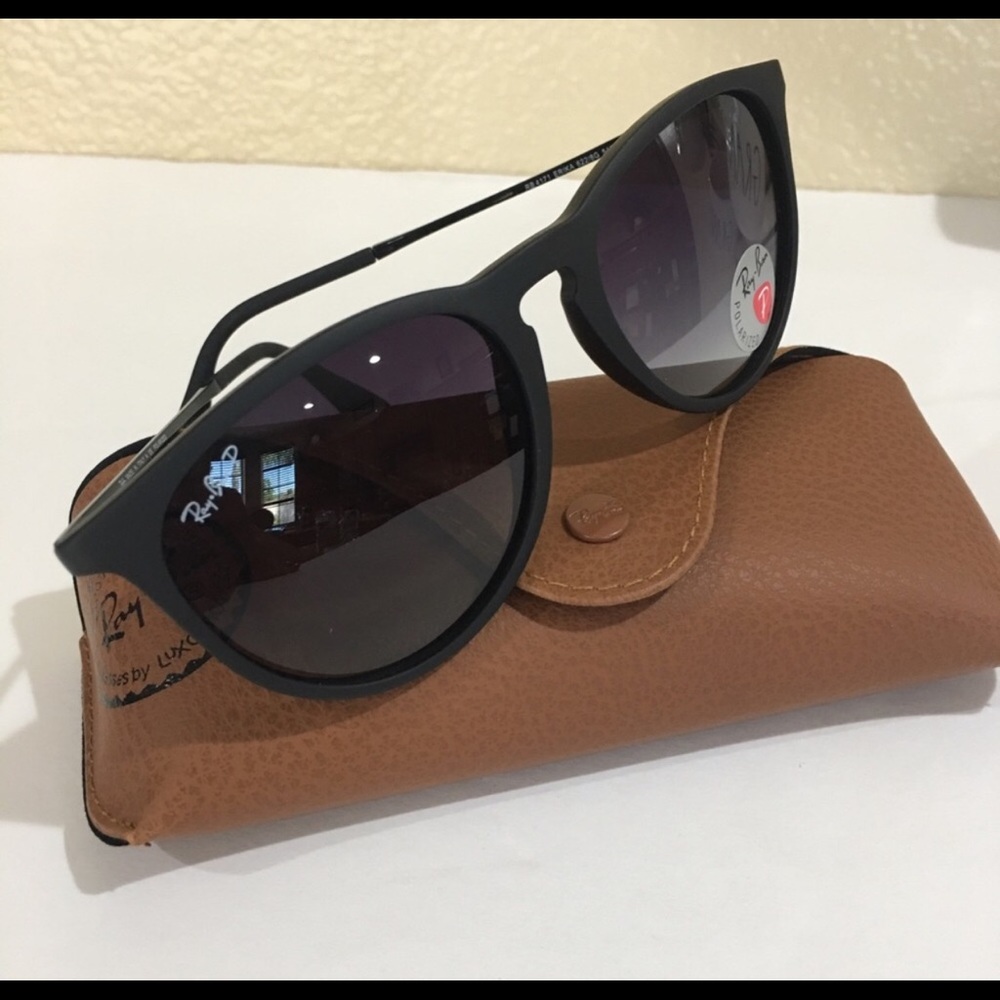 Ray Ban Black Erick Sunglasses - Picture 3 of 4